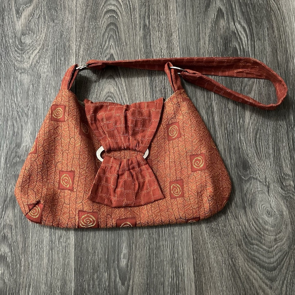 Handcrafted USA Tapestry Shoulder Bag Boho Chic Cottagecore By Dana Herbert